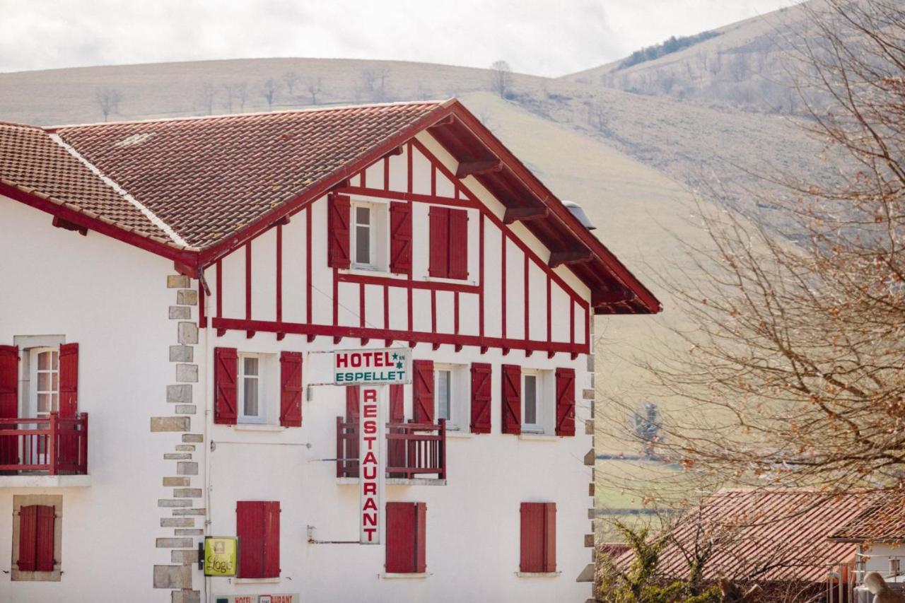 Logis Hotel Restaurant Espelletenia Larceveau-Arros-Cibits Екстер'єр фото